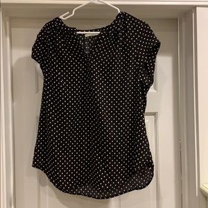 Polka dot blouse